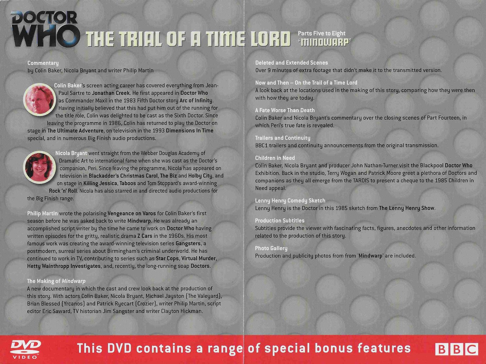 Inserts from BBCDVD 2422B